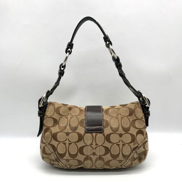Coach Brown Monogram Canvas Vintage Soho Shoulder Bag  6171 - Picture 2 of 11